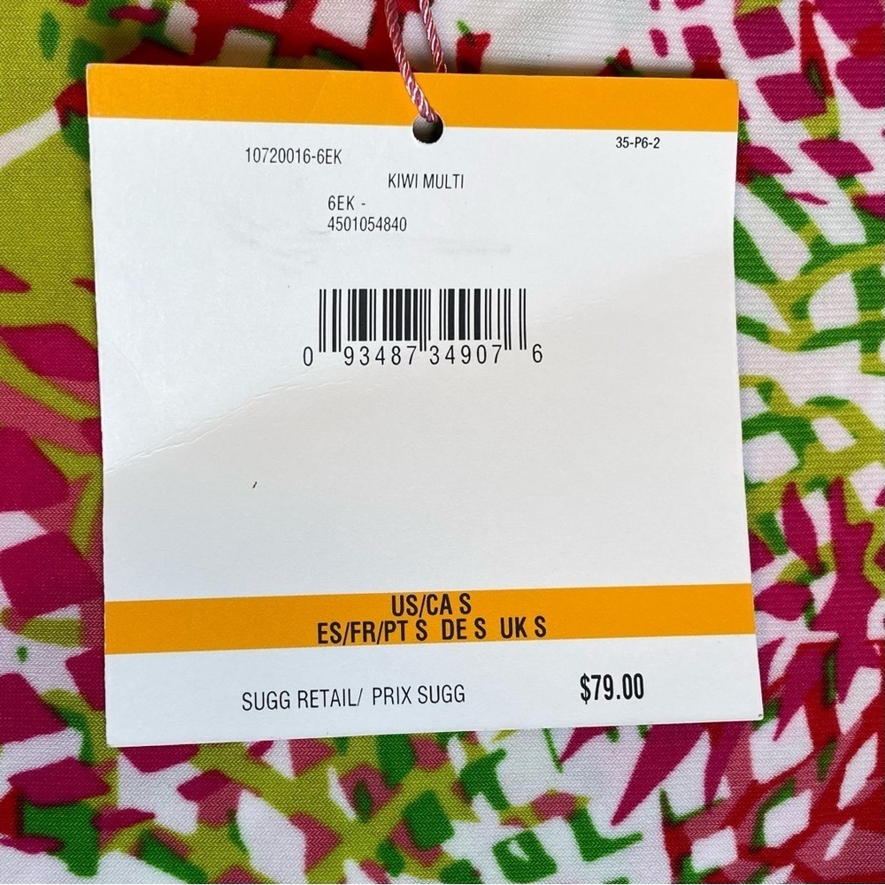 Pappagallo NWT Kiwi Dress Pink & Green Multi Size S - Picture 6 of 11